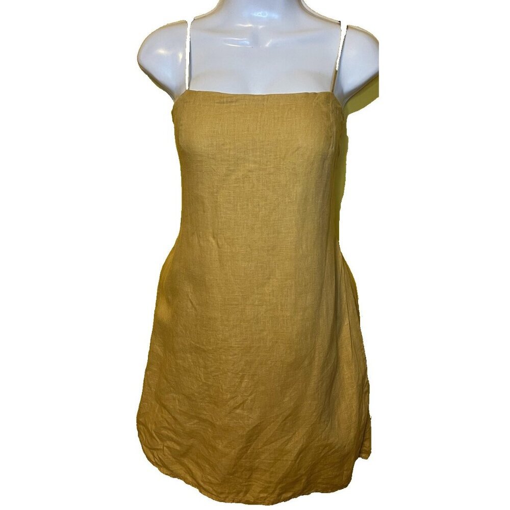 Caren Forbes Women's Linen Dress Size Medium‎ Summer Vacation Breathable